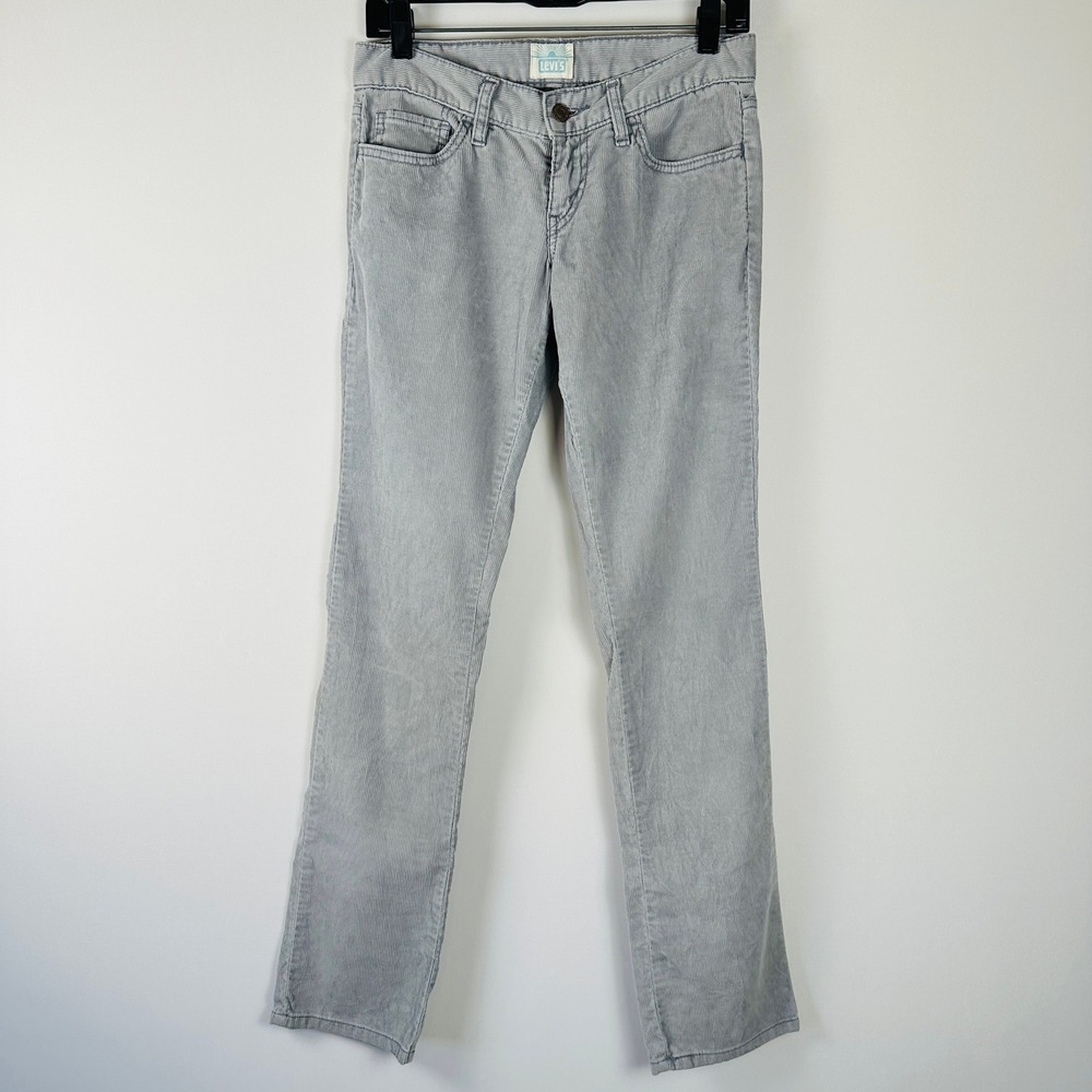 Vintage Levi's Corduroy Straight Leg Pants Womens‎ 2 White Tag Sunburst Festival